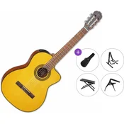 Takamine GC1CE Premium SET 4/4 Natural Klasična kitara z elektroniko