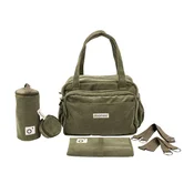 Doomoo torba za previjanje Fluffy - Corduroy Kaki