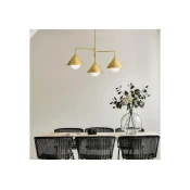 Alora Mood ALM-REMYCK3-GD - Luster na šipci REMYCK 3xE27/60W/230V zlatna