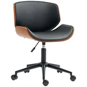 Homestar Pisarna stol 52x54x74-84 cm Črna