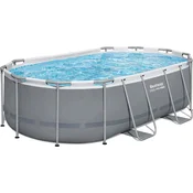 Bestway Frame Pool Oval Set Steel Pro MAX™ 427 x 250 x 100 cm ukljucujuci Filterpumpe - 1 kom
