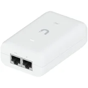 UBIQUITI PoE+ Adapter; Delivers up to 30W of PoE+; Additional power drives devices such as U6 LR, U6 Enterprise, Camera DSLR, and other PoE+ devices;
