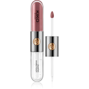 KIKO Milano Unlimited Double Touch dugotrajni tekuci ruž za usne sa sjajem nijansa 121 Dark Rosy Chestnut 6 ml