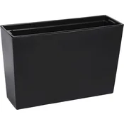 Lamela Lamelni cvetlični lonček 56 x 19 x 36,5 cm plastika črne barve 1 kos.