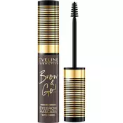 Eveline Cosmetics Brow & Go! maskara za obrvi odtenek 02 Dark 6 ml