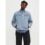 Jack & Jones Jeans jakna Chase 12250086 Modra Loose Fit