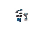 Bosch KOMPLET ORODJA GDX 180 + GWS 180 2*4.0AH