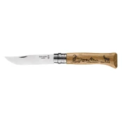 Nož Opinel Vri N°08 Inox Animalia, kozorog