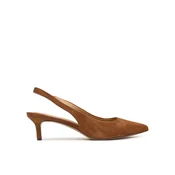 LAUREN RALPH LAUREN Čevlji z visoko peto Lolah II 802959263008 Rjava