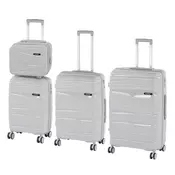 Set kofer-torbi na kotačima TraveLux Voyager, sivi
