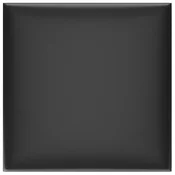 Vidaxl Stenska glavna postelja 12 szt. Črna 30 x 30 cm blago