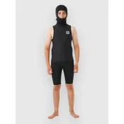 Rip Curl Fbomb Polypro Hood Kids Rash Guard black