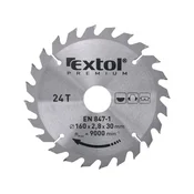 Extol Premium Žagin list z rezili SK, O 160x2,6x30mm, 24T