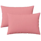 vidaXL Prevleka za blazino 2 kos HEERLEN Roza 30 x 50 cm Blago