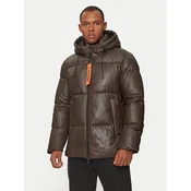 Milestone Usnjena jakna Patrick 43104021080 Rjava Regular Fit
