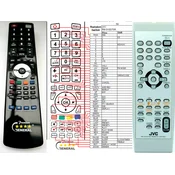 General JVC RM-SVSDT6R - compatible General-branded remote control