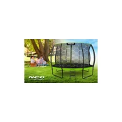Neo-Sport profilirani vrtni trampolin 435 cm (14 ft) s unutarnjom mrežom