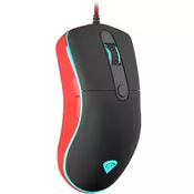 miš USB Natec Genesis Krypton 500 RGB, Gaming Opticki7200dpi Crna/Crvena