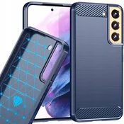 Hurtel Carbon Case ovitek za Samsung Galaxy S23+, modri