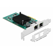 Delock Mrežna kartica PCI Express 2xRJ45 GigaLAN i82576 89021