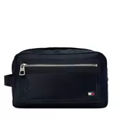 Neseser Tommy Hilfiger Enamel Flag Travel Washbag AM0AM14111 Tamnoplava