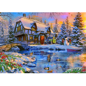 KS Games - Puzzle Dominic Davison: Stara zimska koča - 2 000 kosov