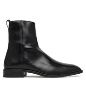 Zimski škornji Calvin Klein Slim Clean Zip Boot Lth HM0HM02007 Črna