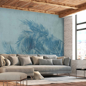 Samoljepljiva foto tapeta - Palm Trees in Blue 98x70