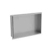 Mexen X-Wall-NR nišna polica brez obrobe 45 x 30 cm, inox - 1911453010