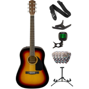 Fender CD-60 SB V3 Deluxe SET Sunburst Akusticna gitara