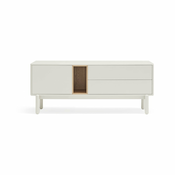 Bela TV omarica 140x56 cm Corvo - Teulat