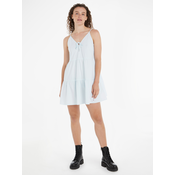 Light blue Ladies Dress Tommy Jeans - Women