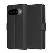Etui Techsuit Leather Folio za Google Pixel 10/10 Pro - črn
