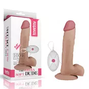 LoveToy The Ultra Soft Dude Vibrating 9 Flesh