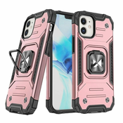 MG Ring Armor plastika ovitek za iPhone 14 Plus, roza