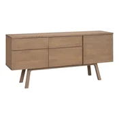 Komoda iz masivnega hrasta v naravni barvi 170x77x42 cm Cleardale – Rowico