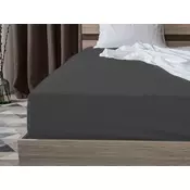 Ljubki dom Rjuha iz džersija temno siva 90 x 200 cm