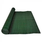 Balkonski pokrov za balustrado PVC 2x3 m zelen