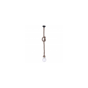 Leuchten Direkt 15481-18 - Luster na užetu ROPE 1xE27/60W/230V