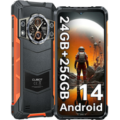 CUBOT pametni telefon KingKong Ace 3 8GB/256GB, Black/Orange