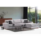 Atelier del Sofa Ugaona garnitura Lena 94x85x323cm Svetlosiva