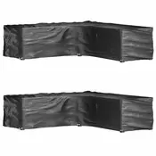 Vidaxl vidaXL Prevleke za vrtno pohištvo L, 2 kosa, 16 luknjic, 250x250x70 cm
