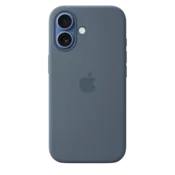Silikonska maska sa MagSafe za iPhone 17 – plava