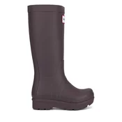 Gumijasti škornji Hunter HFW-008 Bordo rdeča