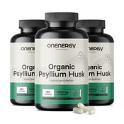 3x BIO Psilium (indijski trpotec) 1400 mg, skupaj 540 kapsul