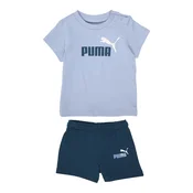 PUMA Komplet Minicats Essentials modra/mornarska/naravno bela