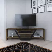 Hanah home TV komoda Sares smede-crna