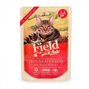 Sams Field Vlažna hrana za sterilisane mačke, Ukus govedine i cvekle, 85g