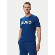 HUGO Majica Dulivio  modra / bela