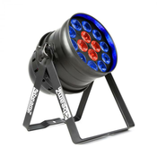 BPP225 PAR 64, LED reflektor, 6v1 LED-diode, RGBWA-UV, 200 W, črna barva (151.160)